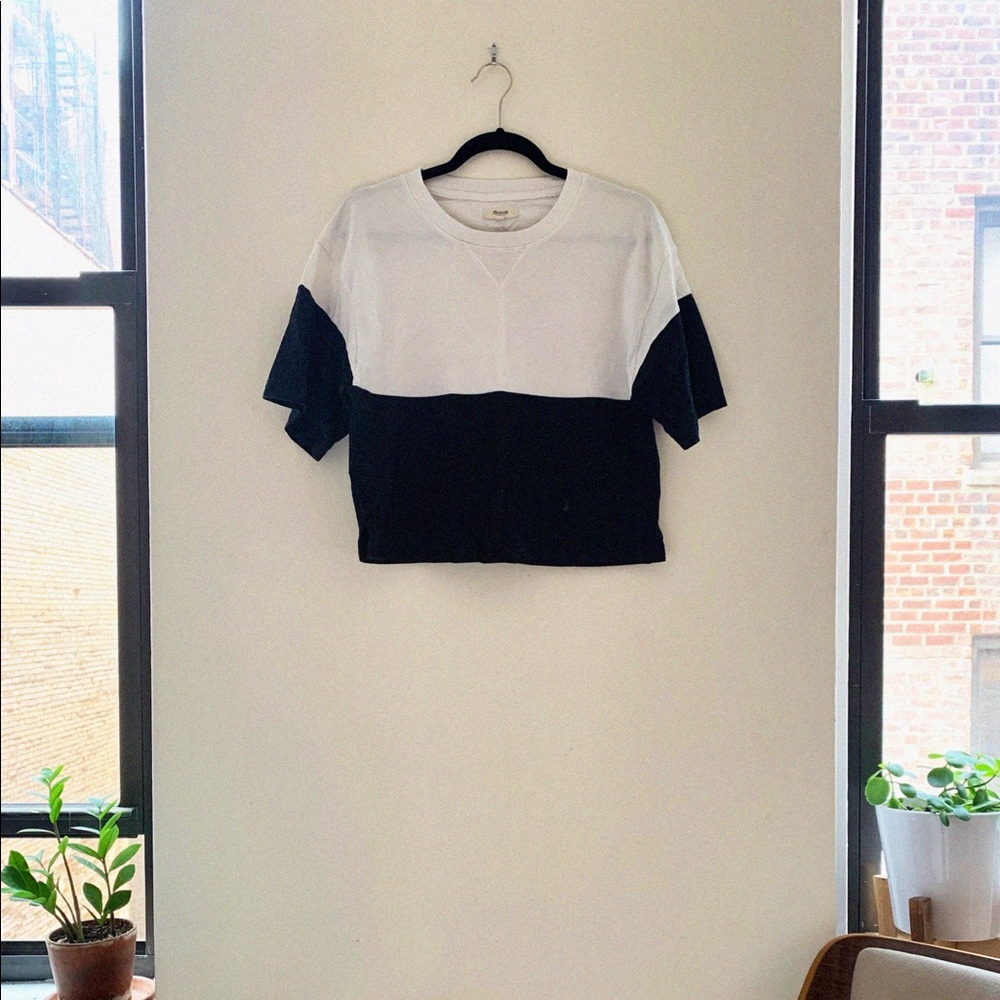 Madewell color blocked tee